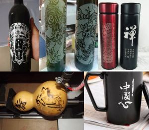 承德平泉县酒瓶葫芦工艺品激光雕刻机